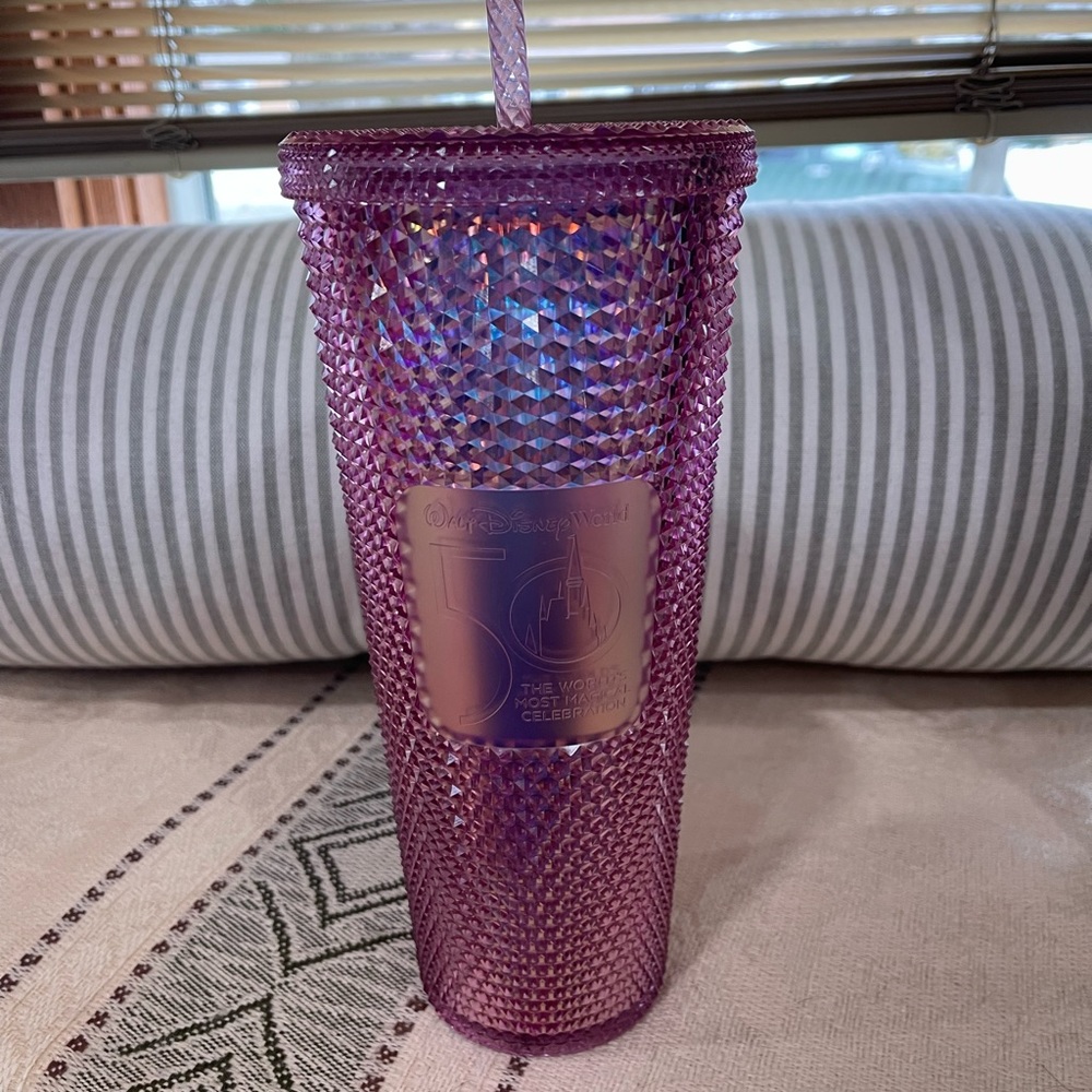 BNWT Disneyworld 50th Starbucks Pink Tumbler